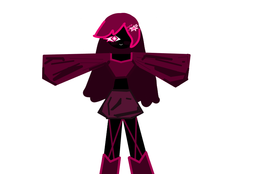 *ААА КАК ЖЕ Я НЕНАВИЖУ РОЗОВЫЙ!!!!!!!!* Вот такое изменение моего перса (зрачки напомнили мне зрачки из аниме Звёздное Дитя) как по мне очень красиво вышло, оцениваете вы о✓<