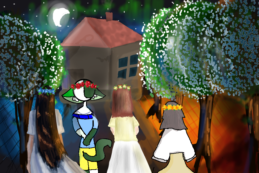 коллаб с флайко и милой и кики