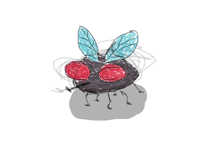 There's a giant fly living in my room now. I'm scared of it. Yeah, that's basically all I wanted to say.
