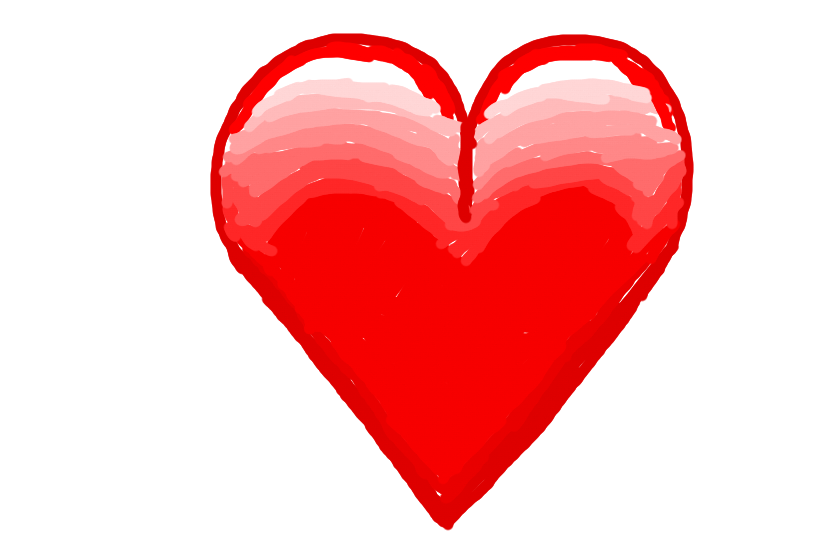 Сердечко. Красиво получилось?