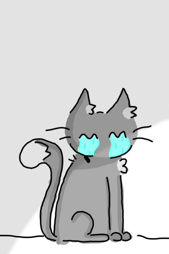 И вот так вот каждый котик после того как вы его выгоняет :( хватит уже,они тоже живые,и они хотят ласки и тепла :( в точности так же с собачками((((