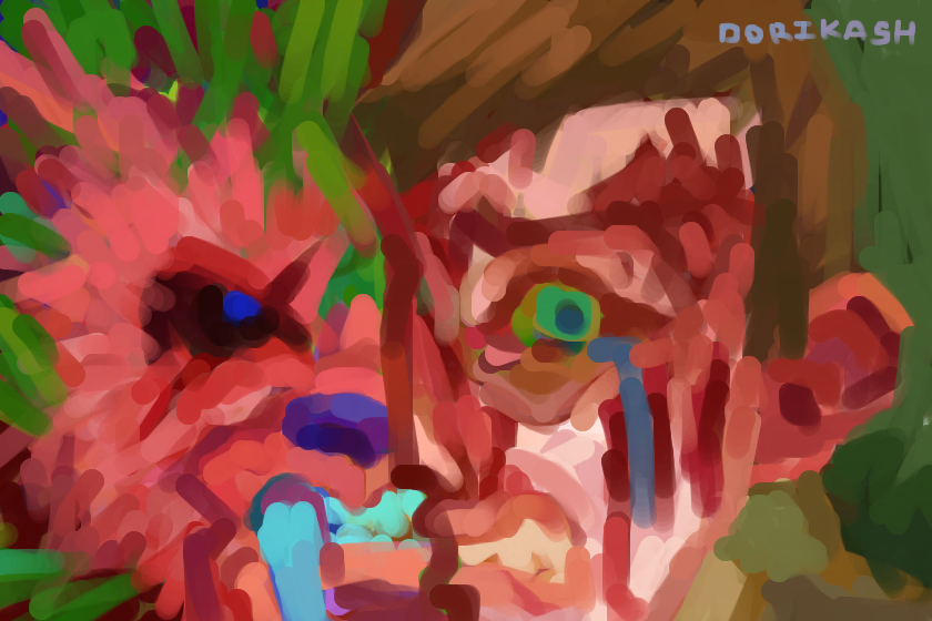 решила устроить челлендж и нарисовать картинку мышкой :DDD помогите у меня кисть руки не разгибается теперь...