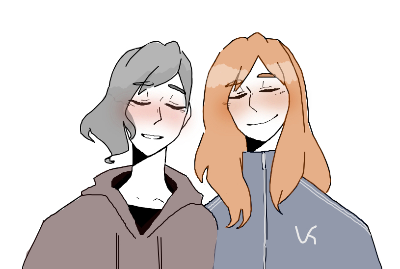 хихи, со вчерашнего вечера вдохновение на этих двоих, кто ж знал (ᵔ.ᵔ)