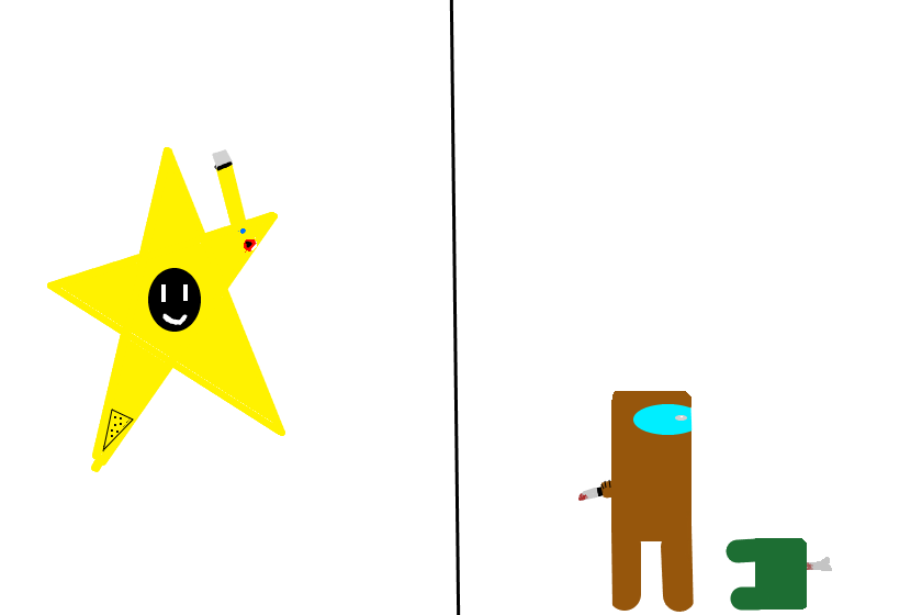 слева фонарик из поппи плэй тайм 5 справа амонгас