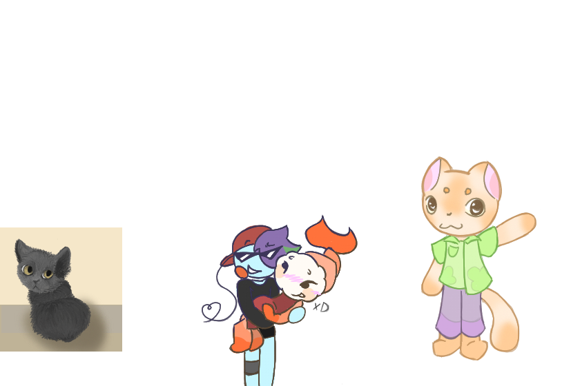 Привед-медвед! Незнаю... Нет сил рисовать, так что кидаю зарисовочки, когда были силы порисоват. Что это. Я не умею делать большие работы, у меня в основном миниатюра получается лучше(и снизу)