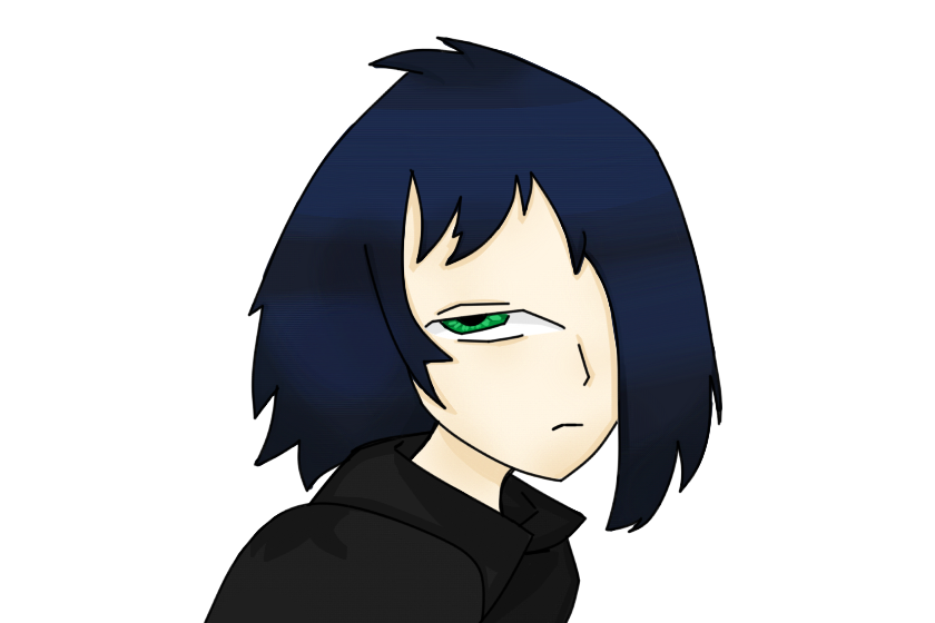 Моя первая работа которая наверное хоть чем-то похожа на аниме, так что не судите строго :_с