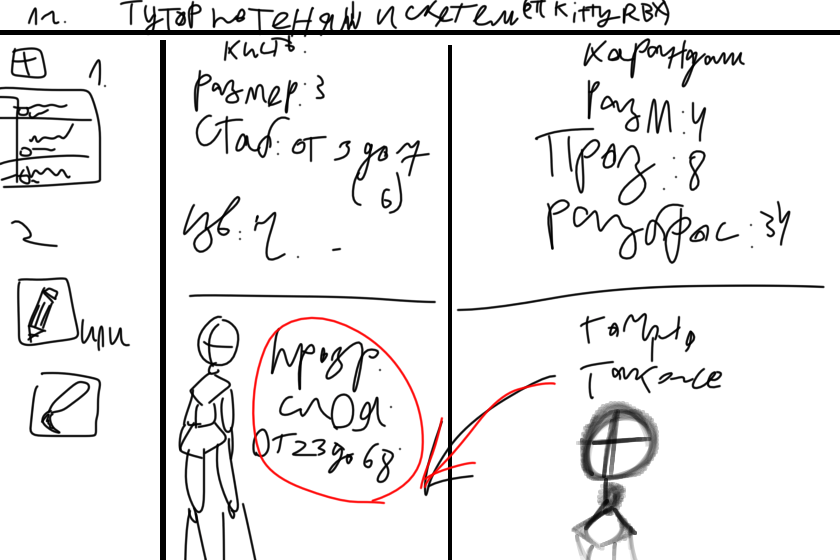 Тутор часть один: запрос от kittyrbx: скетч! (Завтра нарисую вторую часть!