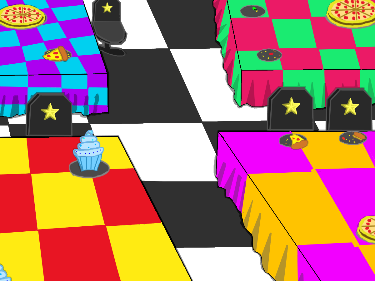 Столовая Пять Ночей с Гошей