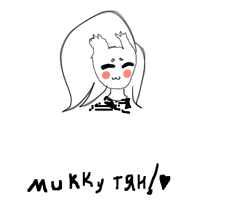 ;-; для Микку тян!♥, капец я 3 часа думал как нарисовать арт,так вот,я наконец-то решил нарисовать в таком стиле