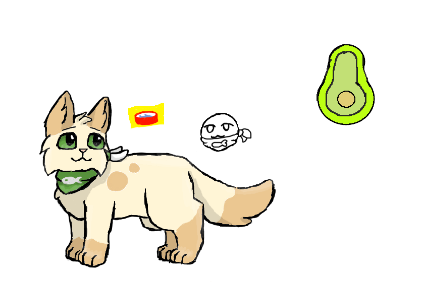 Короче коллаб с подругой. Я хотел посвятить Хеталии она не умеет рисовать особо поэтому она нарисовала авакодо. А у меня фан-перс по хете Луга(человеческую версию не нарисовал потому что не умею людей рисовать).