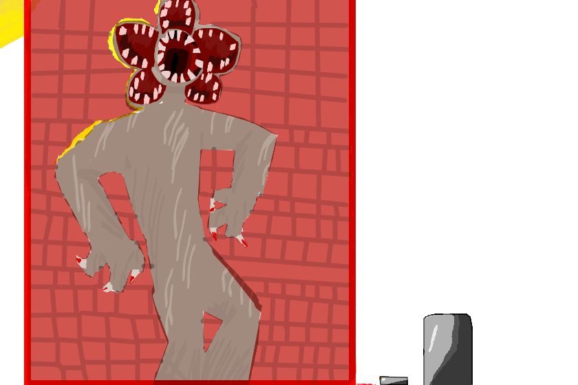 я рисовал фон он(а) делал(а) демогоргона