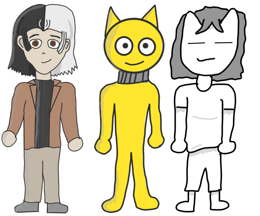 Рисую легенд лонети часть 1. (Не спрашивайте почему выбрала именно их)