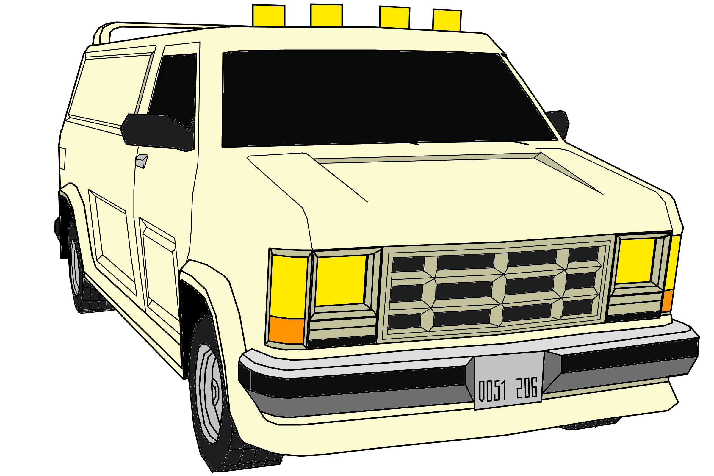 Машина Burrito из игры GTA San Andreas