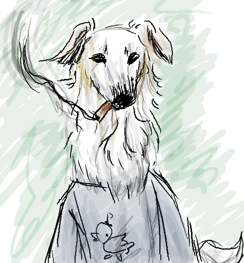 сабака курит