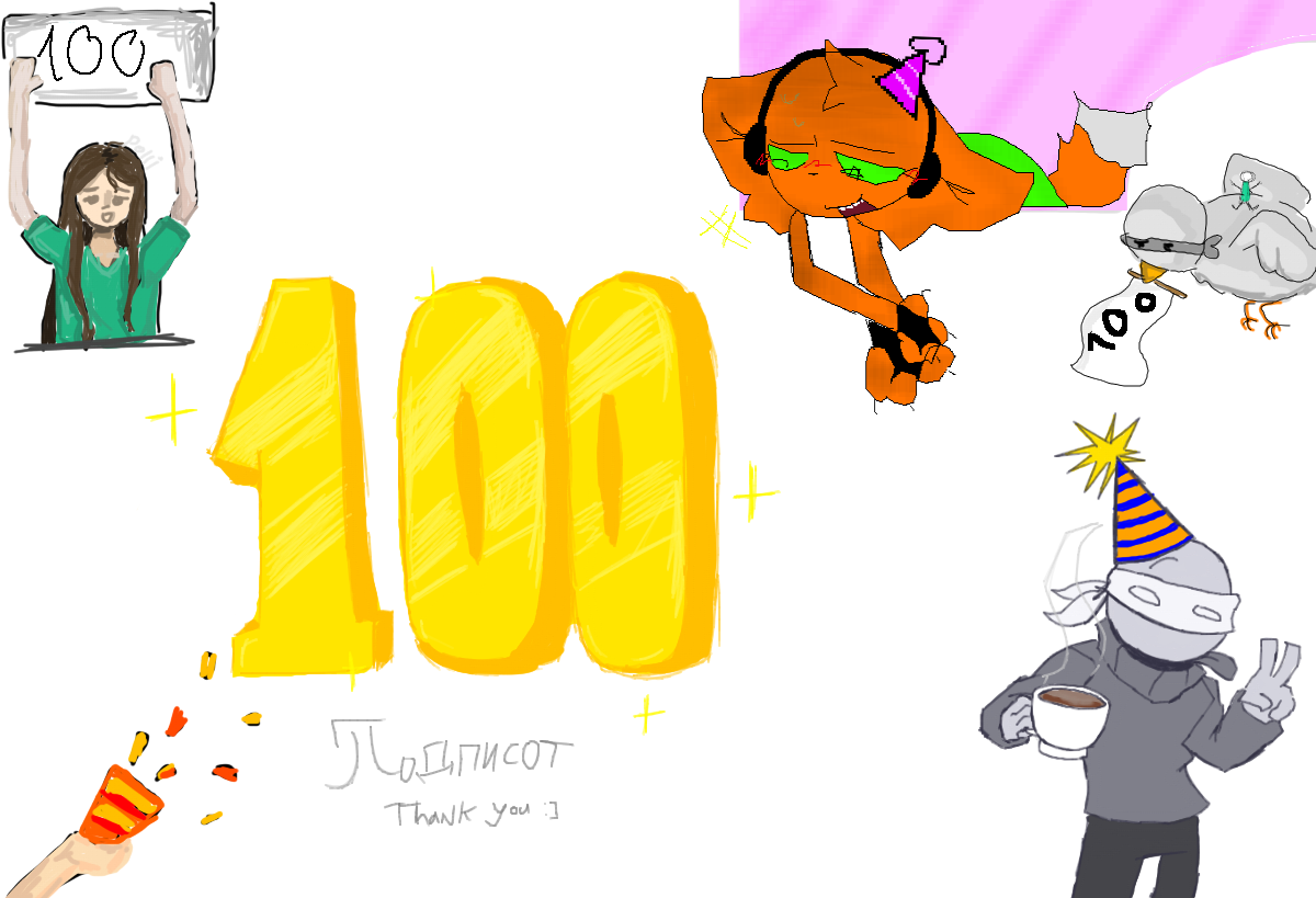 Коллаба на 100 подписчиков. Ранее была на 90+, но передвинулись на холст к Вуди. Всё равно, меня заставили доделать и опубликовать, так что пусть не будет пылится в архиве эта картина.