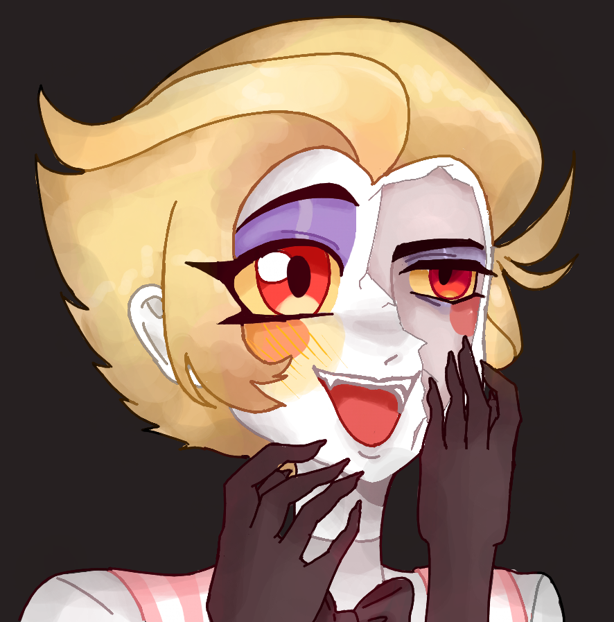 я хз когда там был этот тренд, но мне очень захотелось нарисовать под этот трендик арт с лю