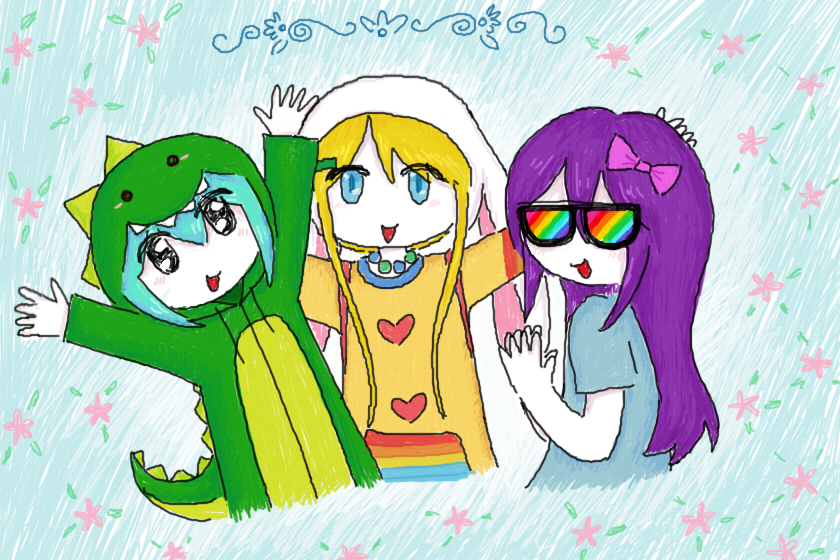 Я и маи падружки<br />
И да эта справа обре из омори но проста ее все називают обри зе флавир так чта вот поэтому она обри