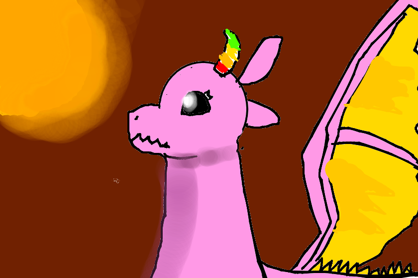 для драконий хаусик (приз за рисунок для конкурса)