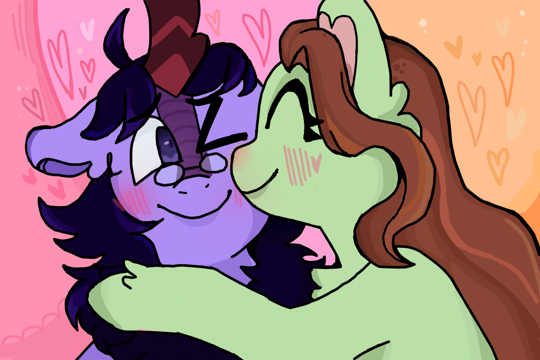 Кирин и поняшка :^0