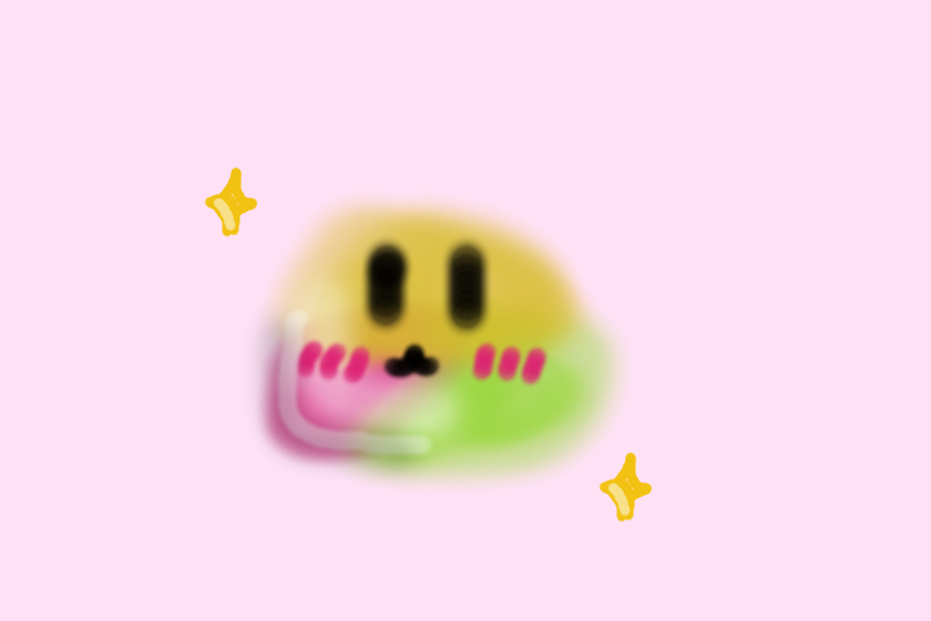 На конкурс kiko_ chan (или {fifo-aliia} хз) Вот такой слаймик :3